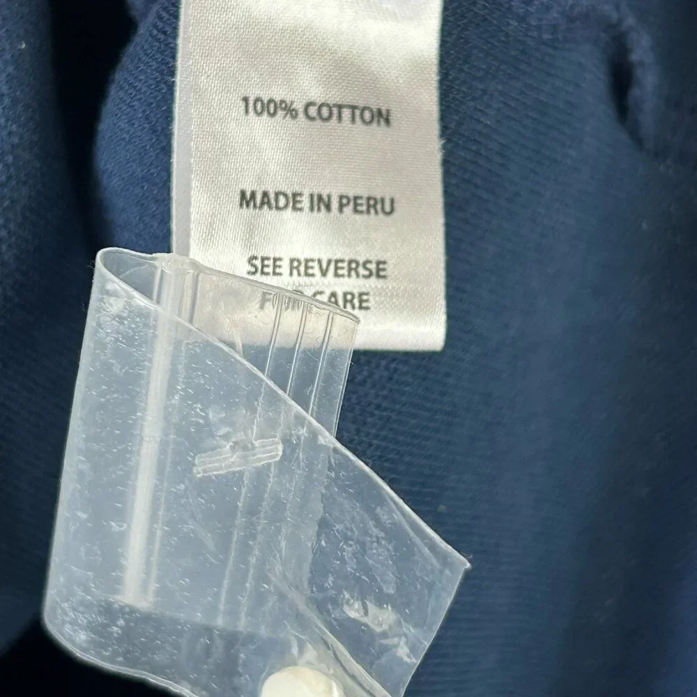 Spartina ladies polo shirt blue white XL short sleeves cotton casual everyday - Picture 5 of 11